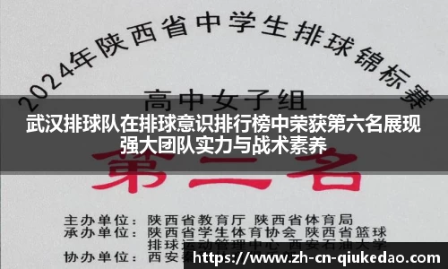 武汉排球队在排球意识排行榜中荣获第六名展现强大团队实力与战术素养